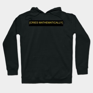 CRIES MATHEMATICALLY Hoodie